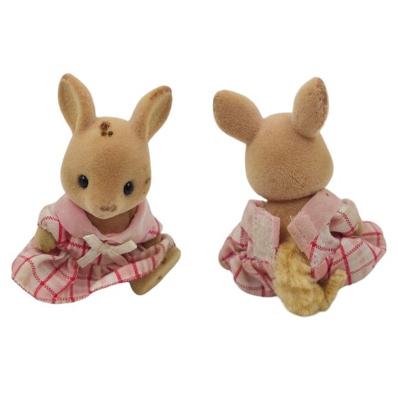 Epoch Calico Critters Kangaroo Family Sylvanian Families Miniature Figures Dolls - Picture 9 of 10
